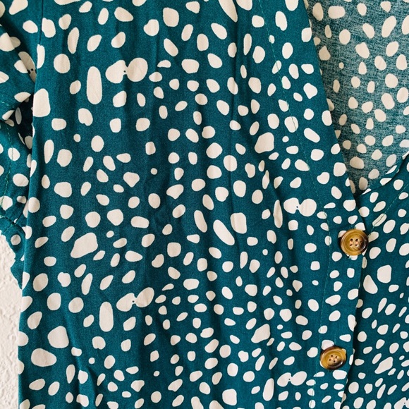 Green polka dot dress - Picture 3 of 3